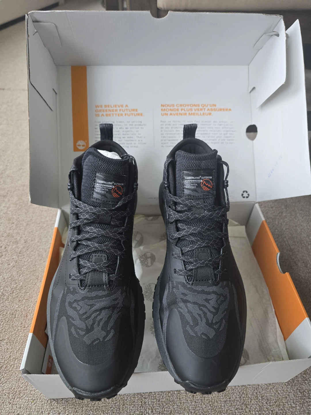 Timberland Motion Access Mid Lace Sneaker Boots - Black