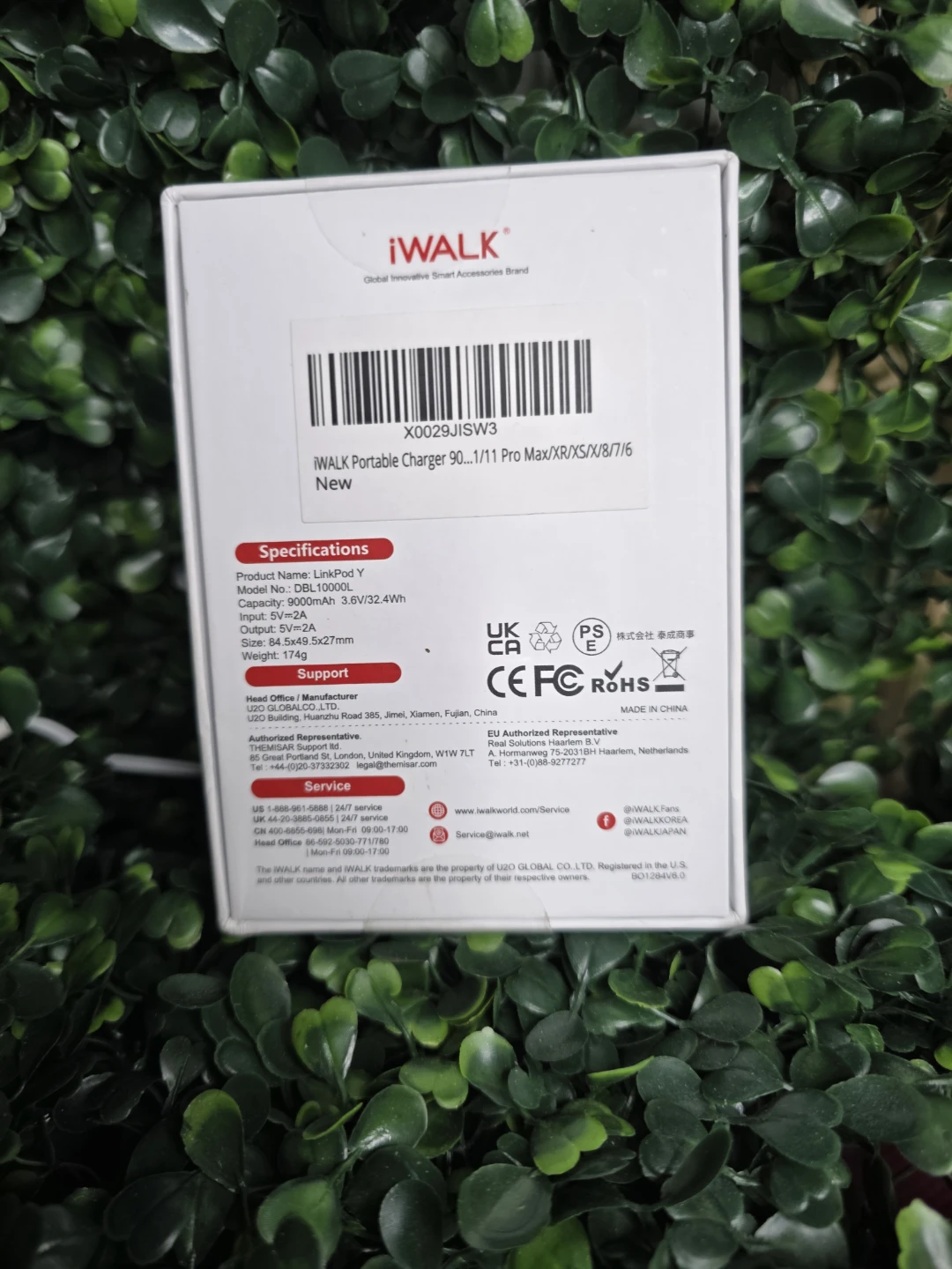 iWALK LinkPod Y 9000mAh Portable Power Bank for iPhone - White - photo 2