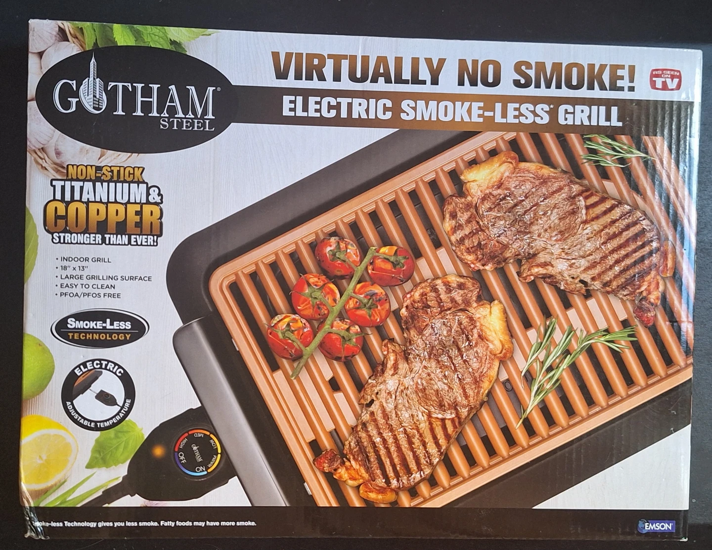 Gotham Steel Electric Smokeless Grill