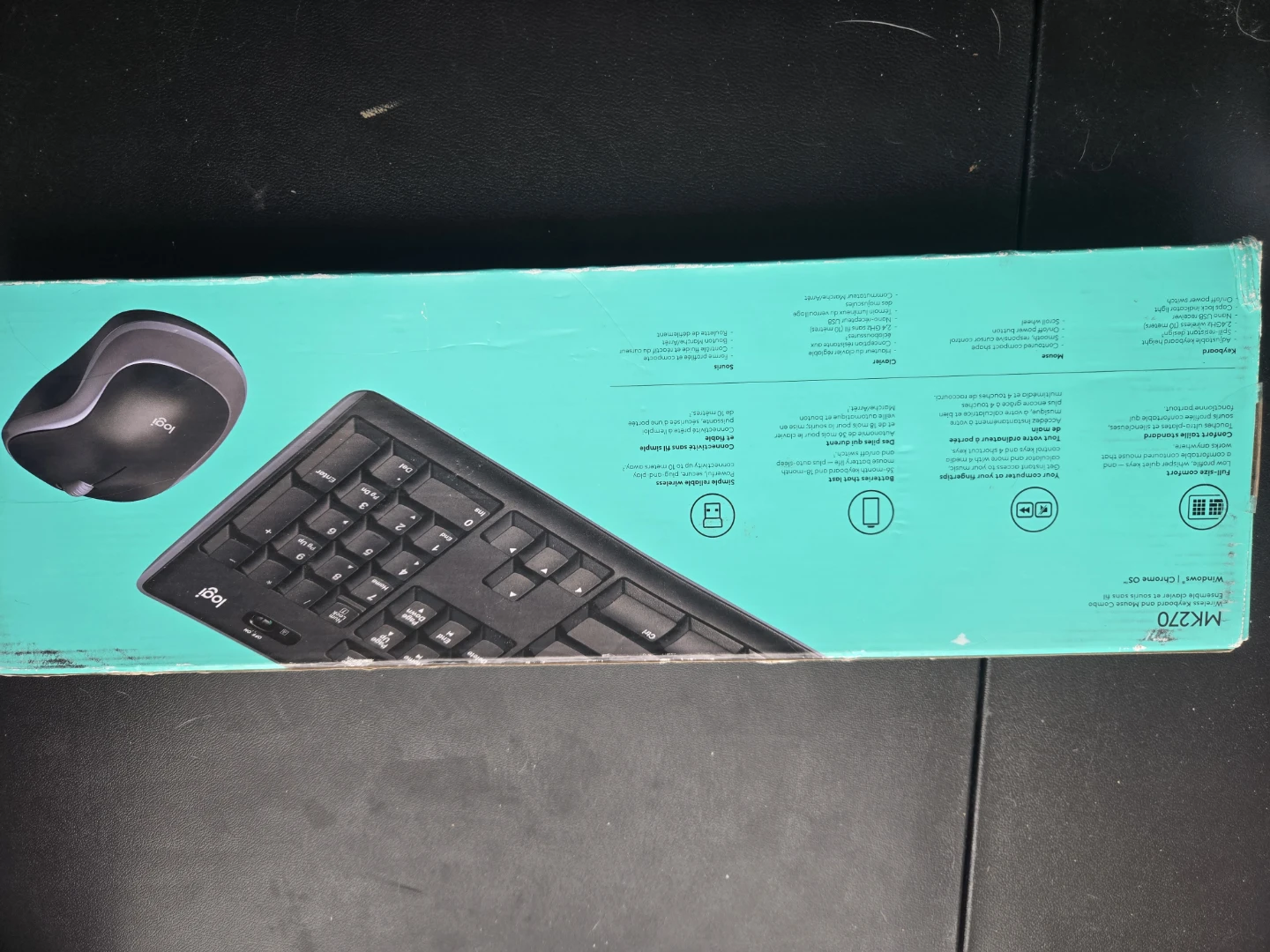 Wireless keyboard and mouse combo