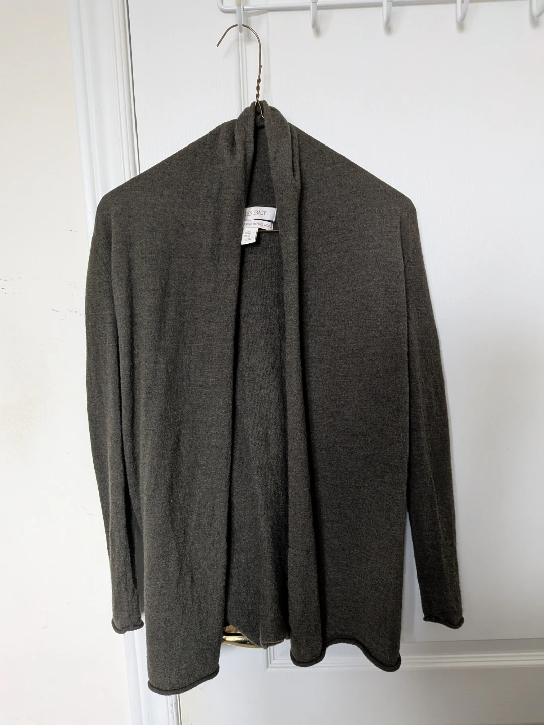Ellen Tracy Merino Wool Cardigan - XS - photo 4