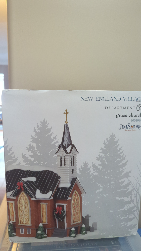 Department 56 Grace Church Jim Shore New England Village