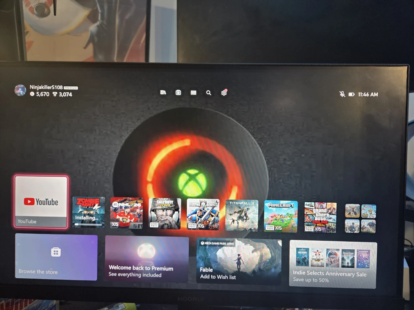 KOORUI 22 Inch FHD 75Hz Monitor