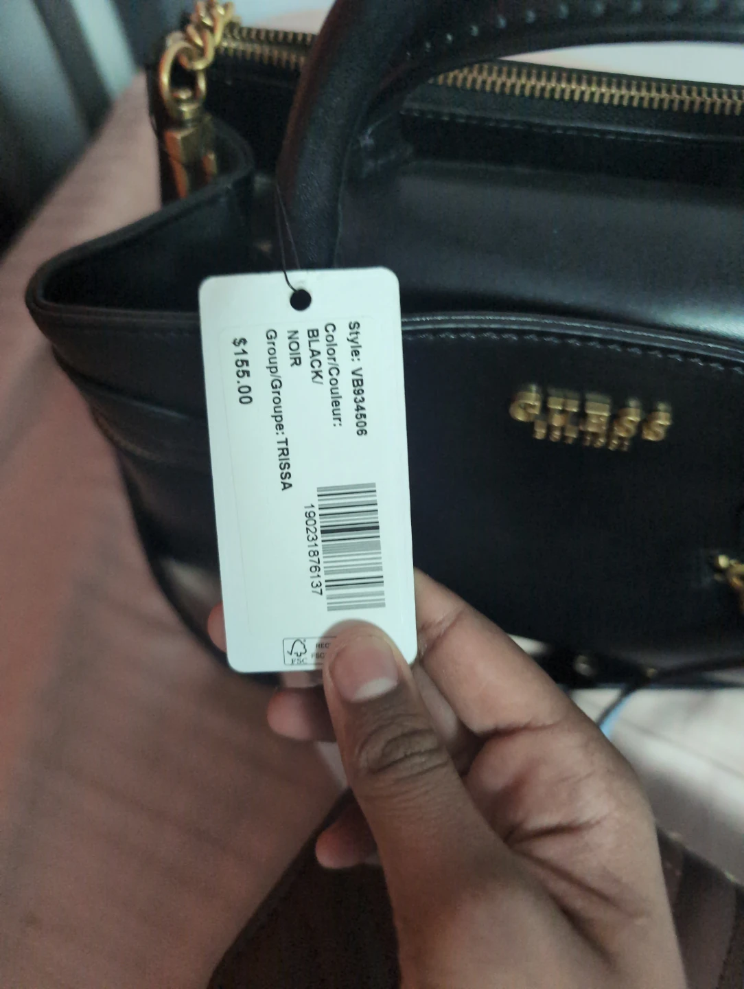 Guess Trissa Black Handbag - photo 3