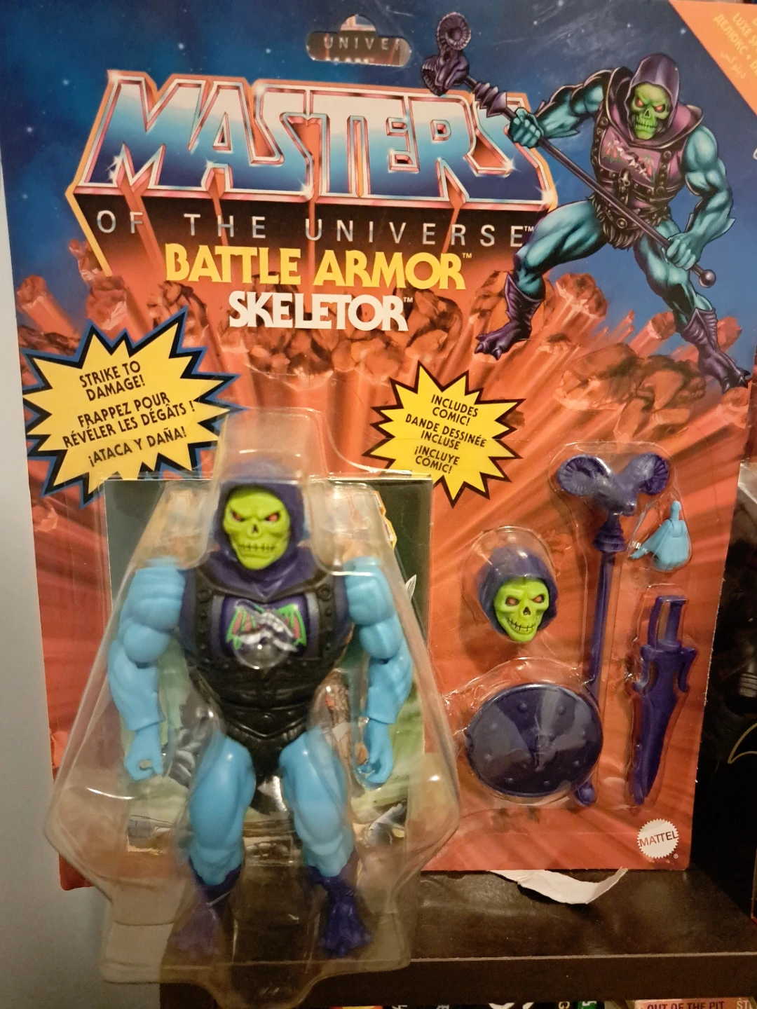 Masters of the Universe Battle Armor Skeletor Action Figure