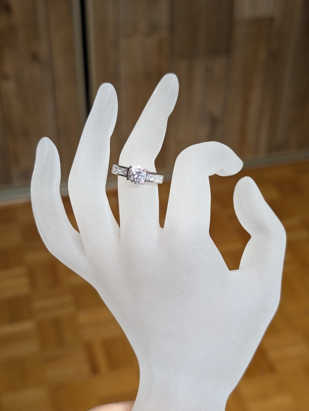 2ct Zirconia (diamond sub) 925 sterling silver ring - photo 2