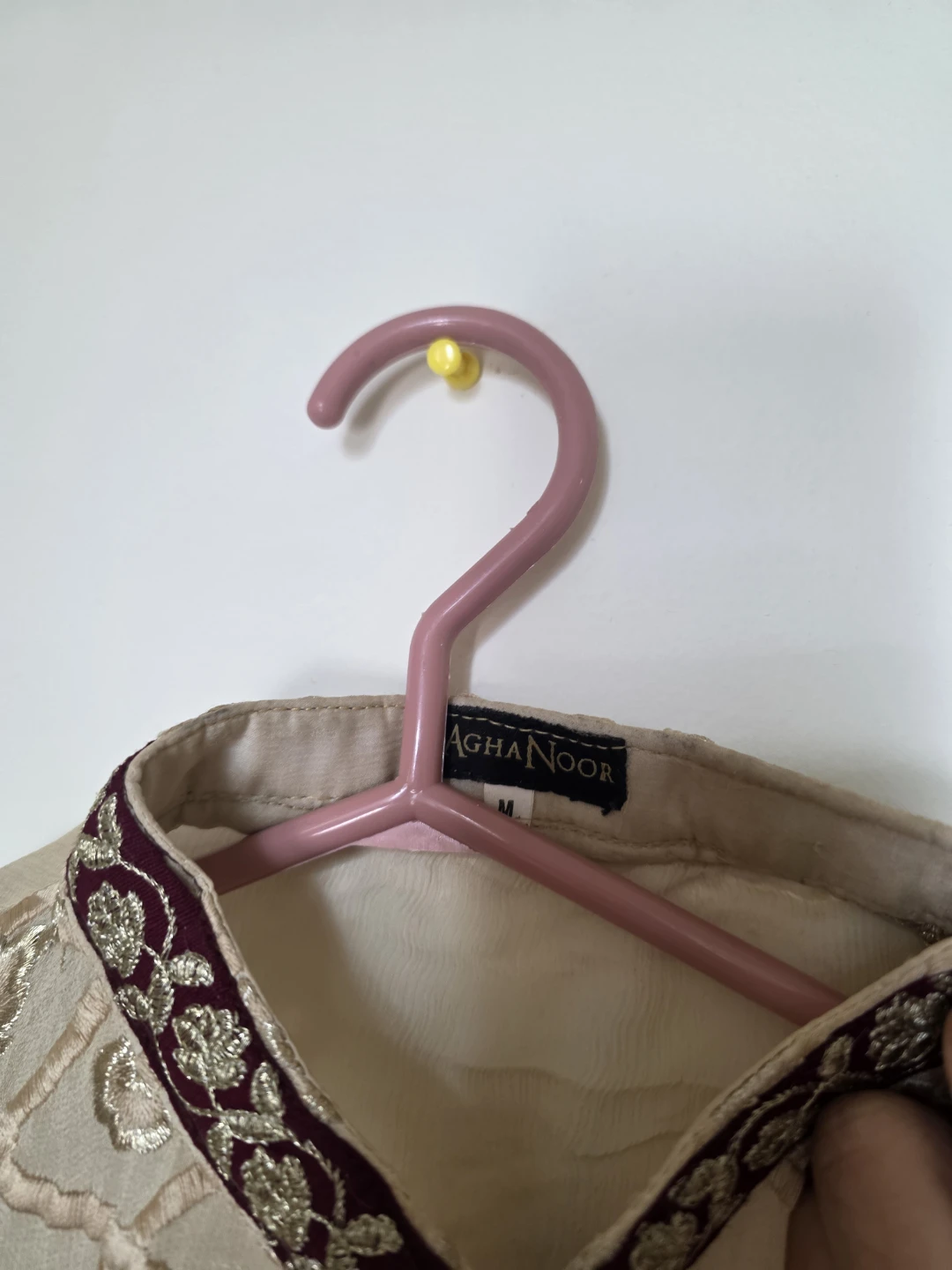 Agha Noor Embroidered Semi Formal Shirt - photo 5