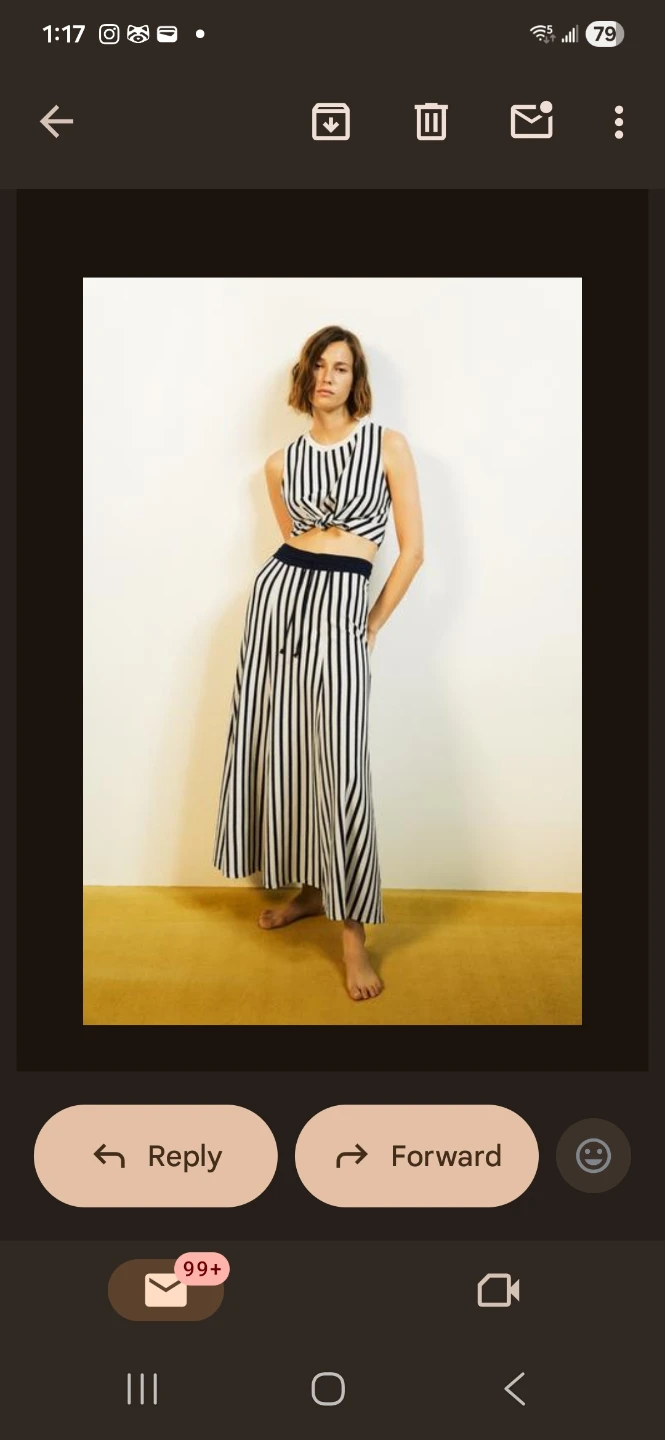 Striped Maxi Skirt - photo 3