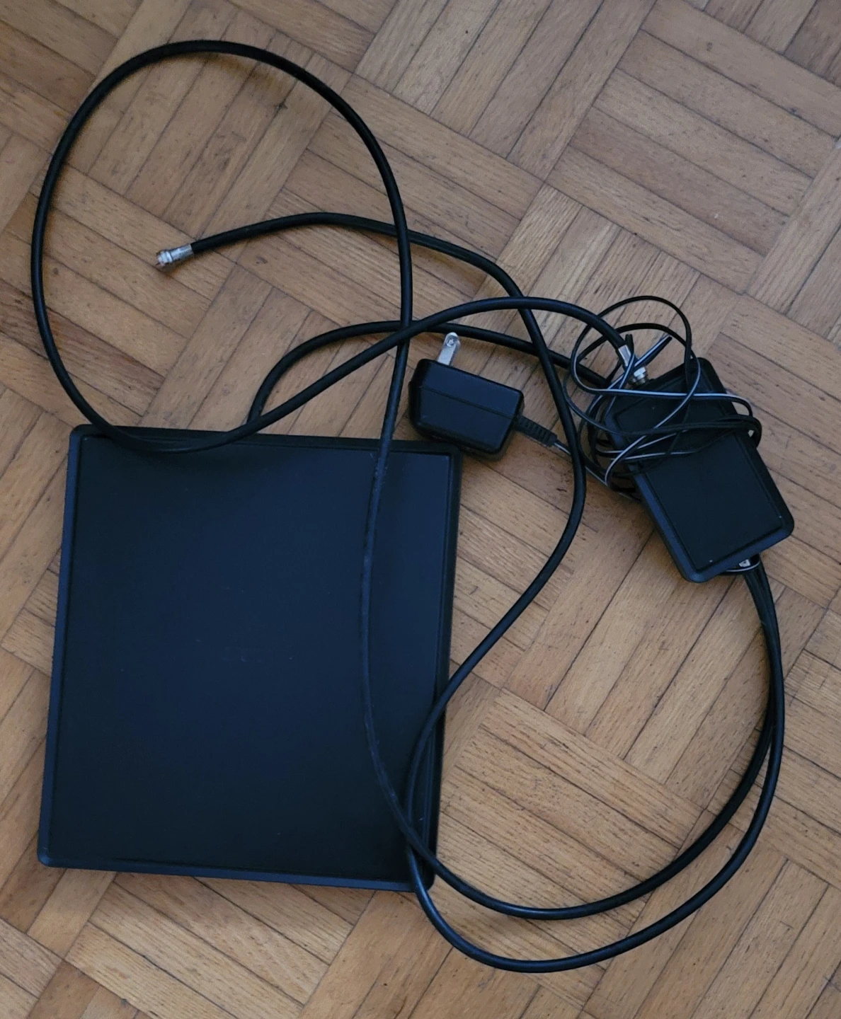 Black Flat Digital TV Antenna - photo 2