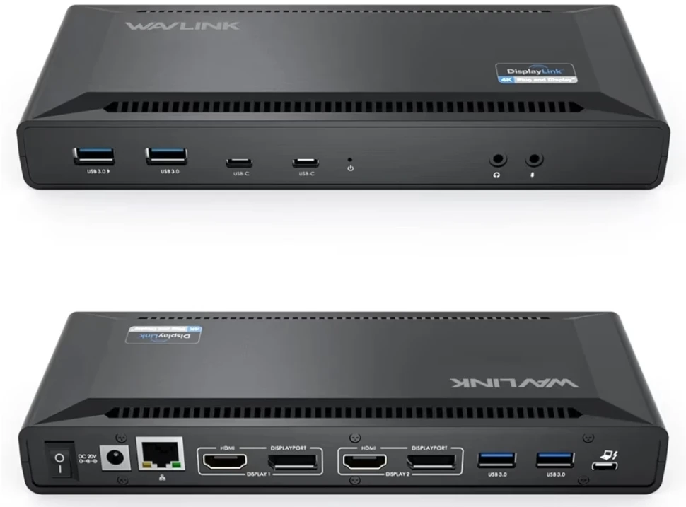 WAVLINK Laptop Docking Station Dual 4K@60Hz(2 HDMI+2DP - photo 3