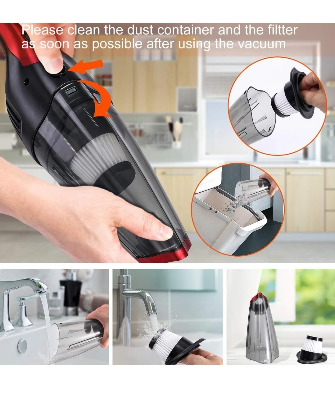 Compact Portable Handheld Vacuum Cleaner - photo 2