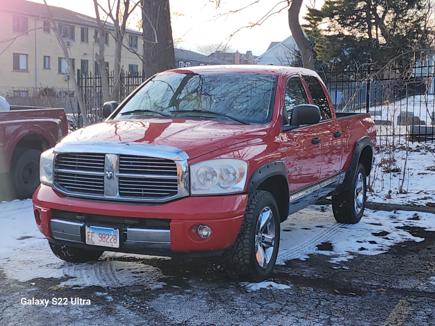 Red Dodge Ram 1500 Truck-2008 - photo 3