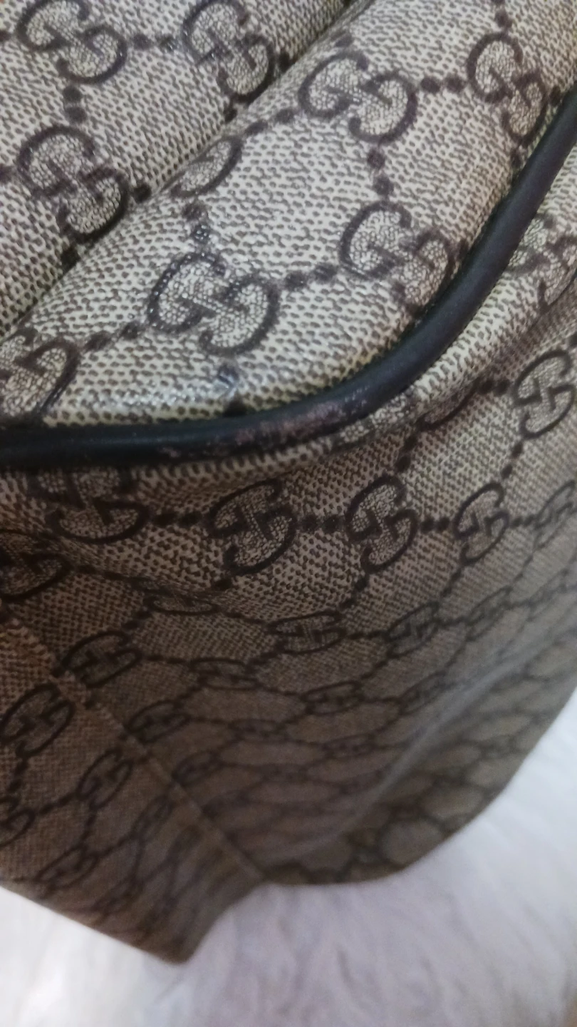 Gucci Beige Supreme Single Buckle Backpack - photo 3