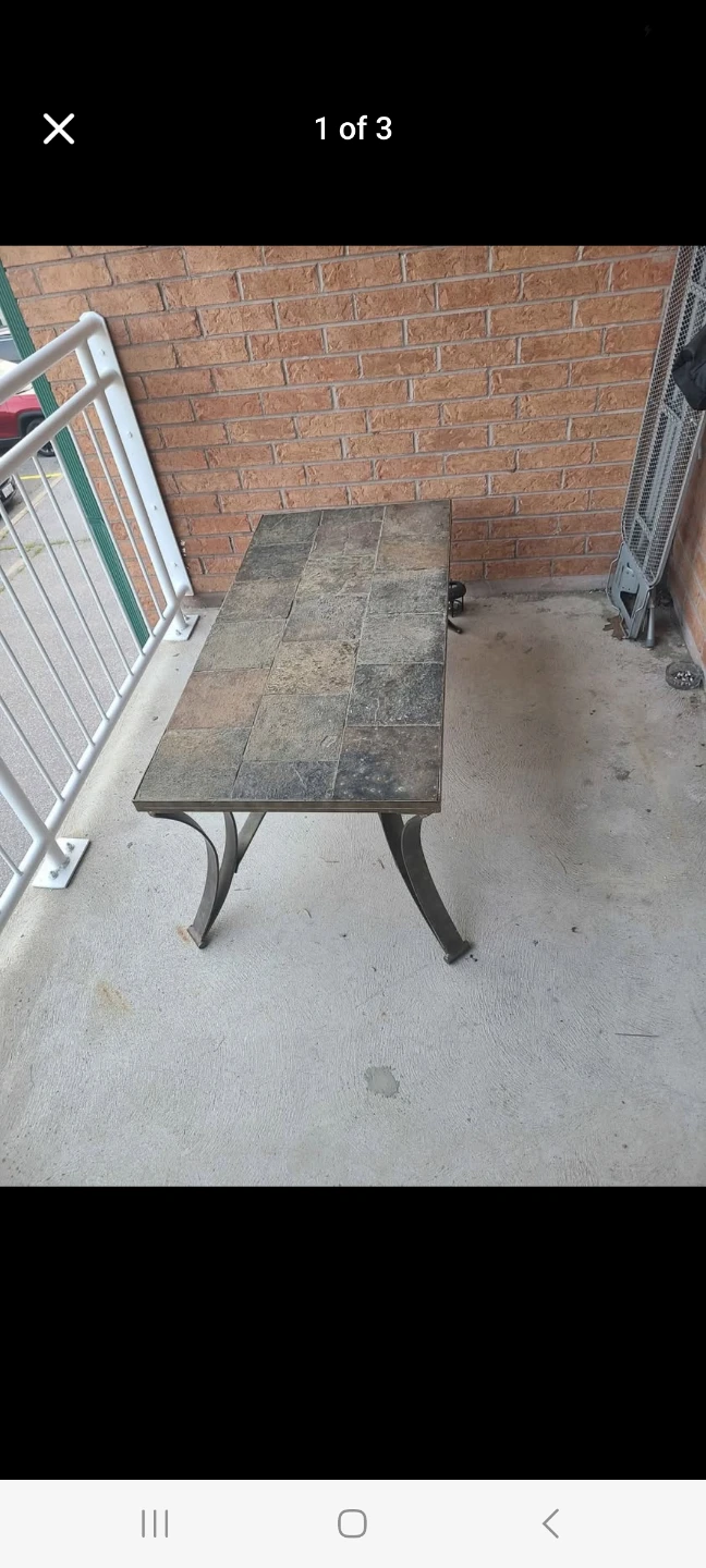 Outdoor Coffee Table - Tile Top