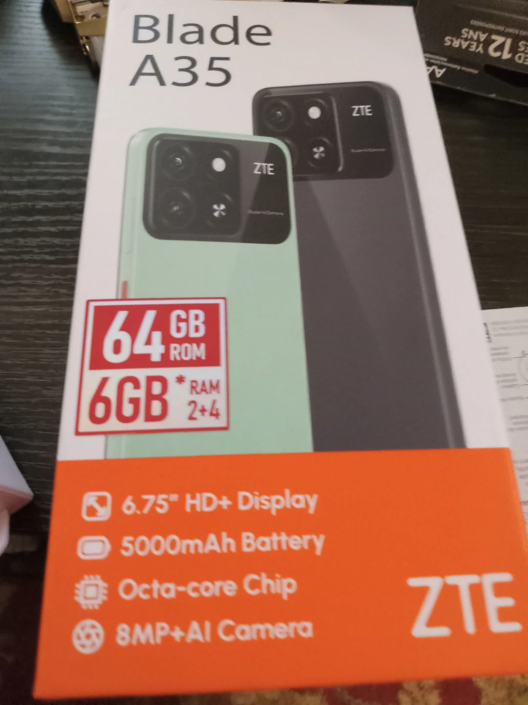 New ZTE Blade A35 - 64GB ROM + 6GB RAM