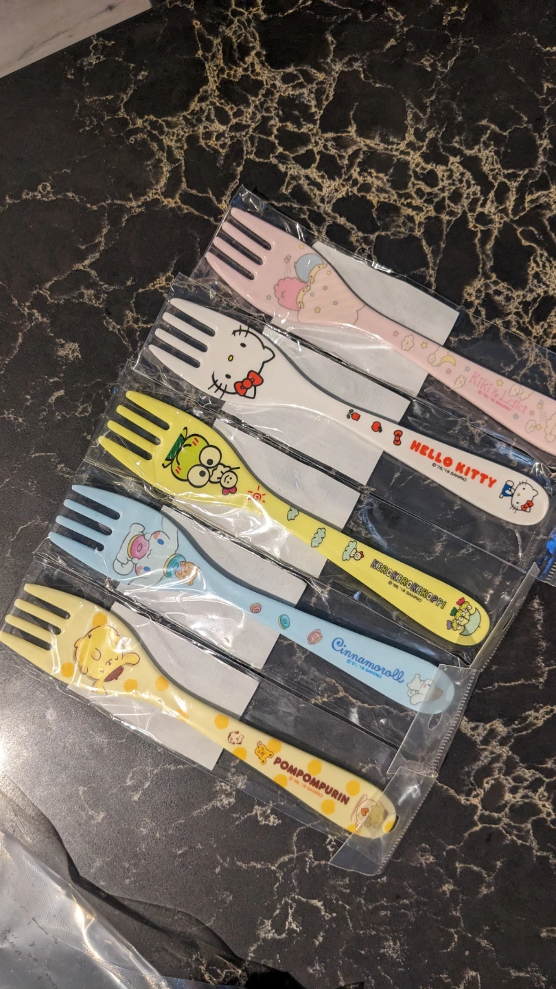 Sanrio Character Forks Set - From Japan