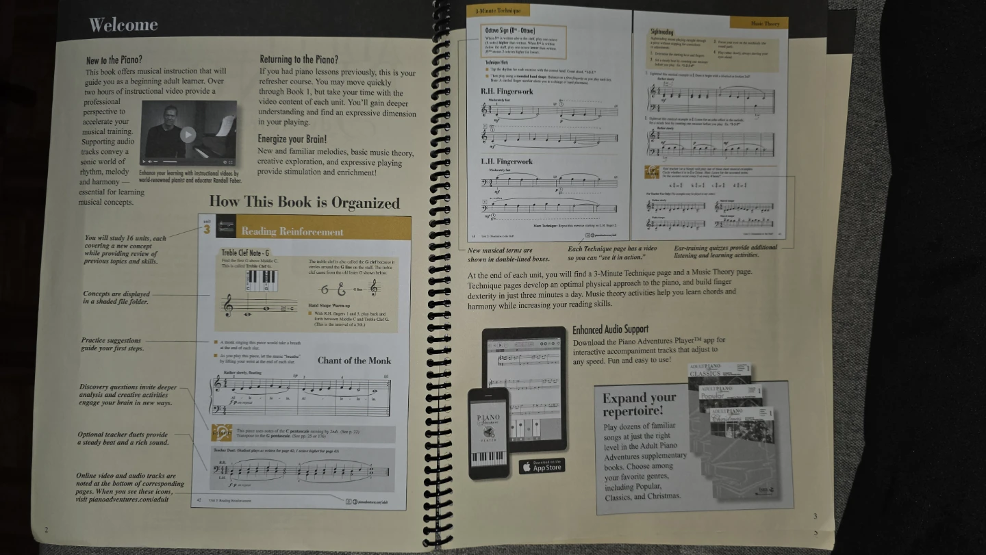Adult Piano Adventures, Level 1, Hal Leonard - photo 2