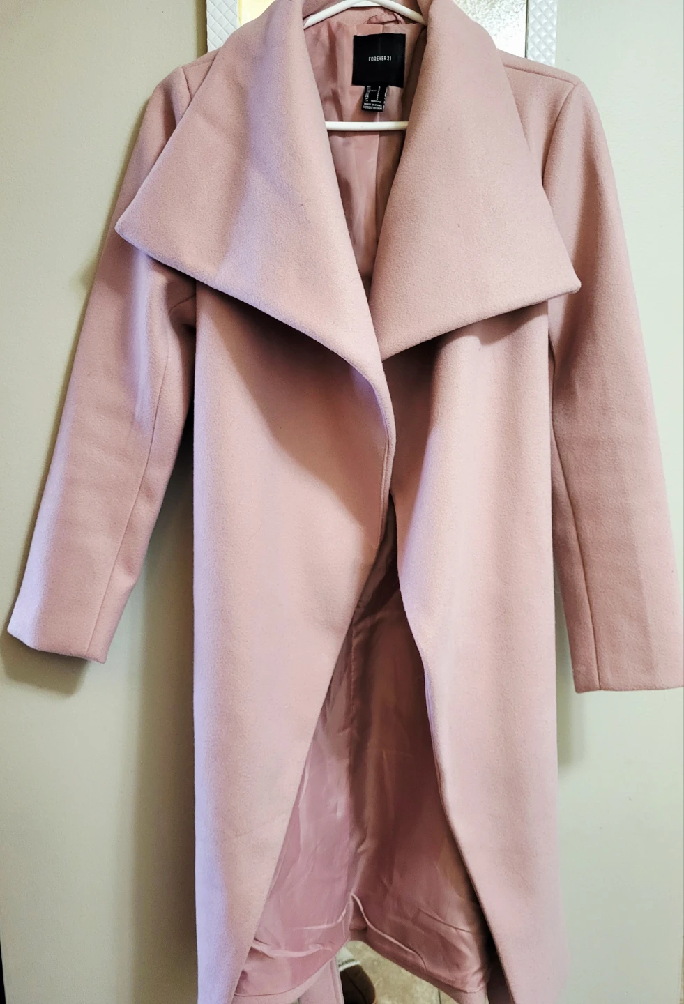 Ladies pink spring coat