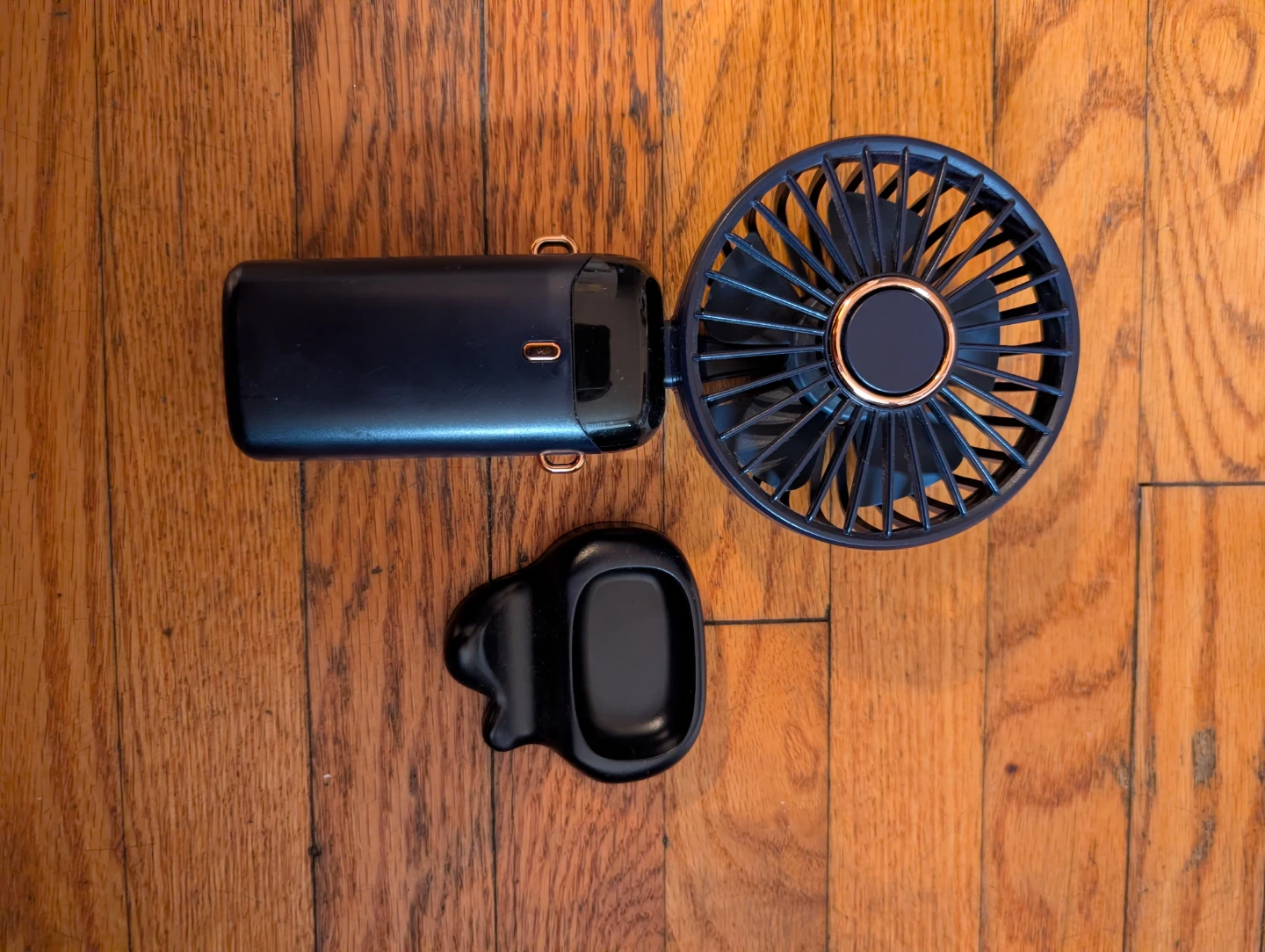 Rechargeable Portable Handheld Mini Fan - Midnight Blue - photo 2