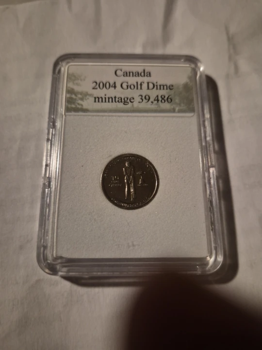 2004 Canada Golf Dime set