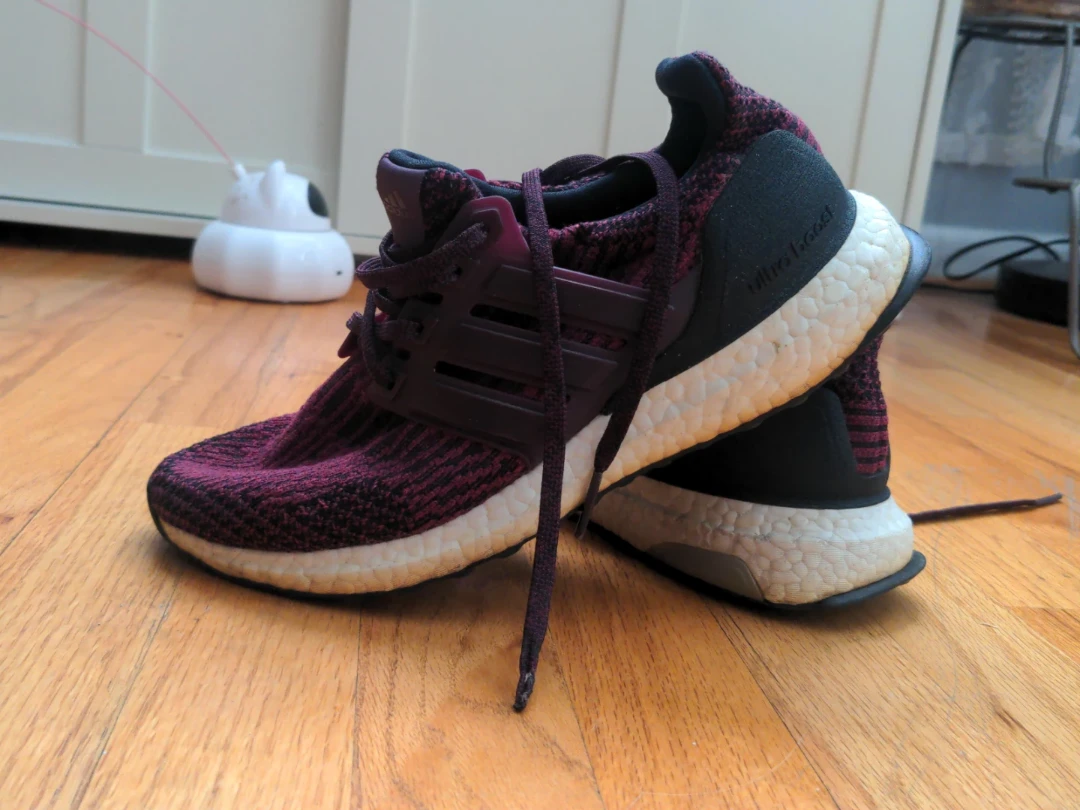 Adidas Ultraboost Running Shoes - Burgundy/Black