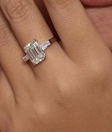 10.43carat 925 Moissanite Ring Size #8 - photo 2