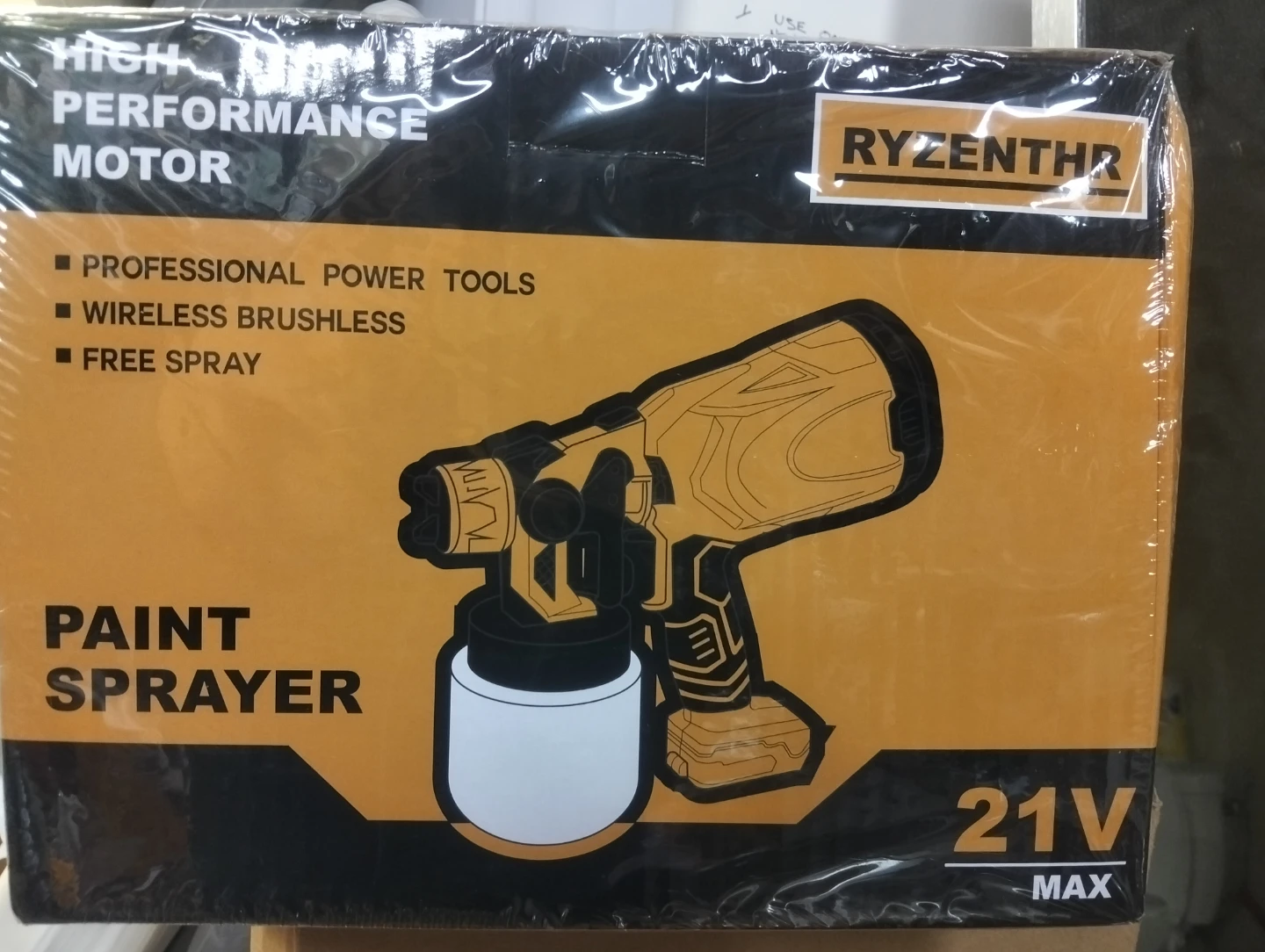🥕Ryzenthr 21V MAX Paint Sprayer - New in Box! - photo 3