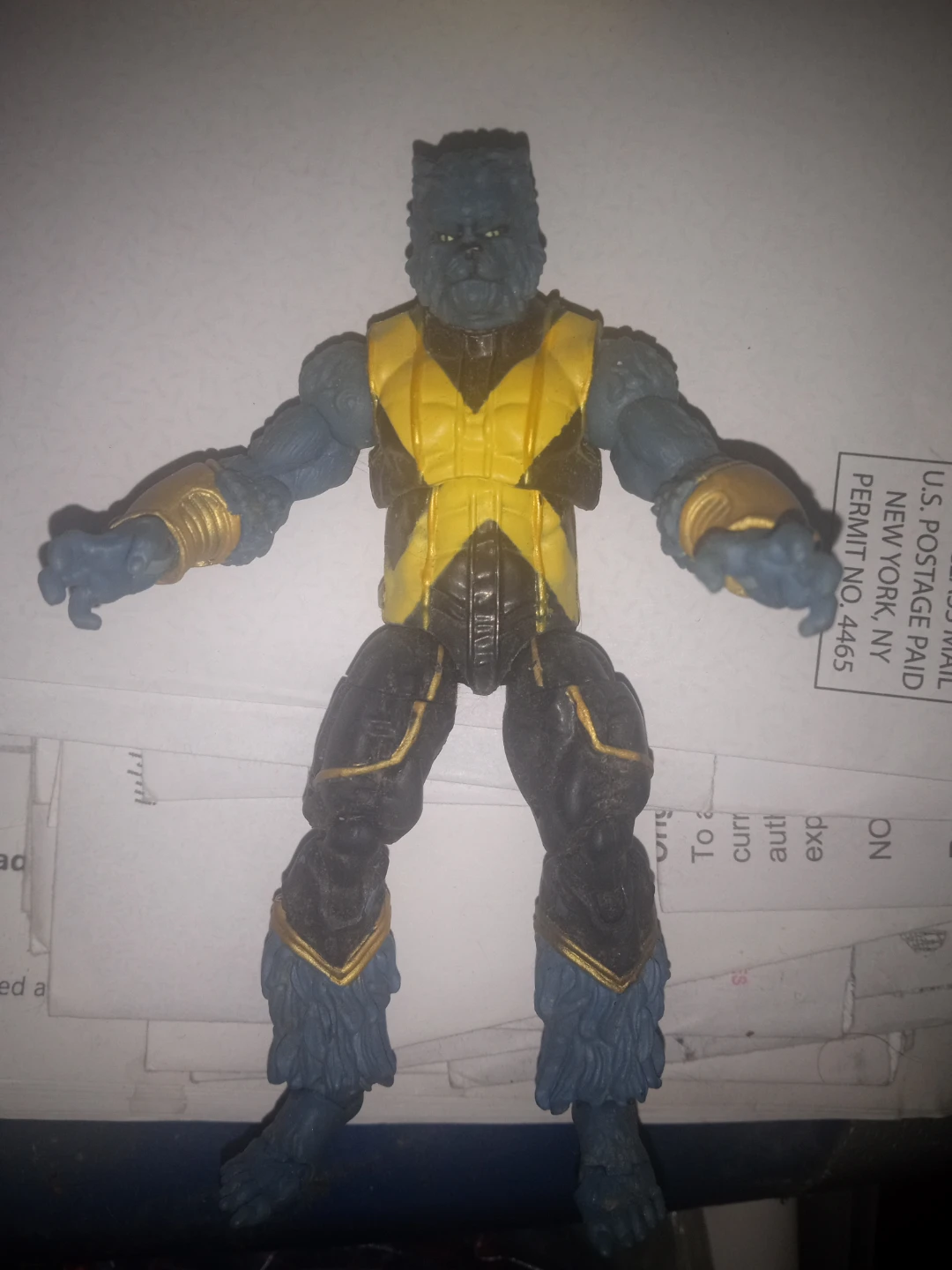 Rare Marvel Universe X-Men Beast Action Figure,3.75