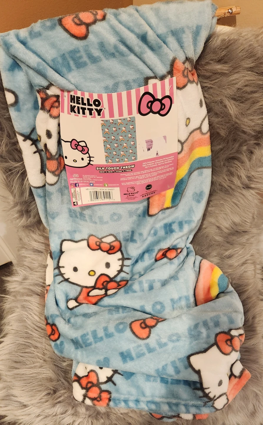 Hello Kitty Silk Touch Throw Blanket
