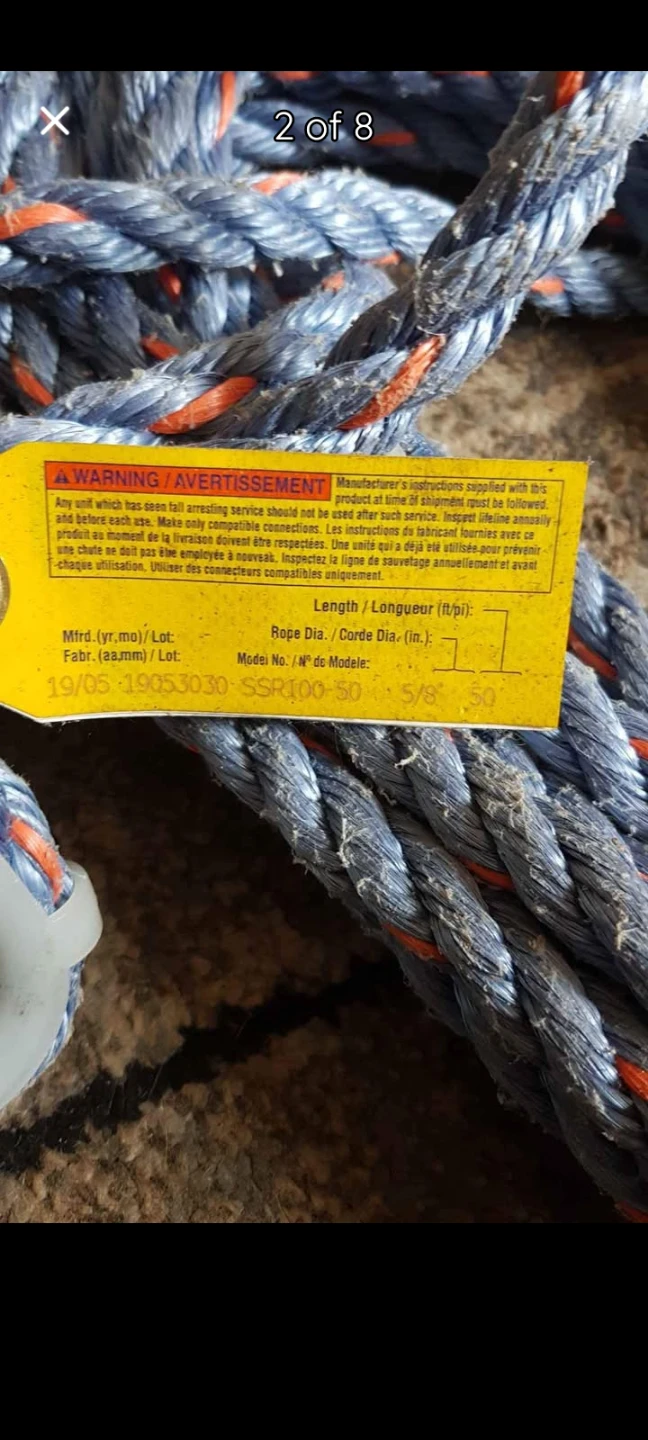 Roofing equipment Peakworks SA-1000-6 Fall Arrest Lanyard - photo 2