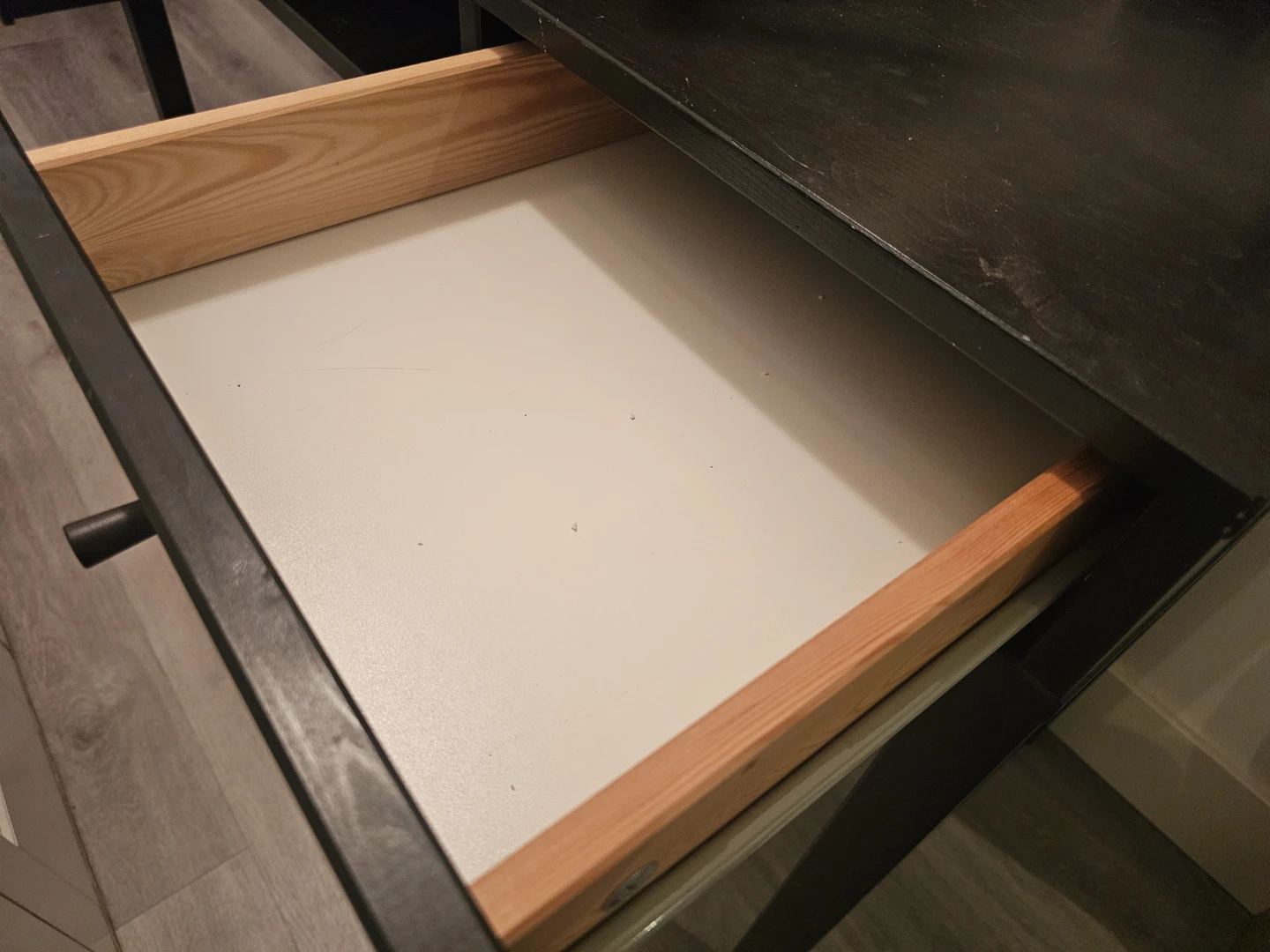 Black Desk with Drawers - photo 3
