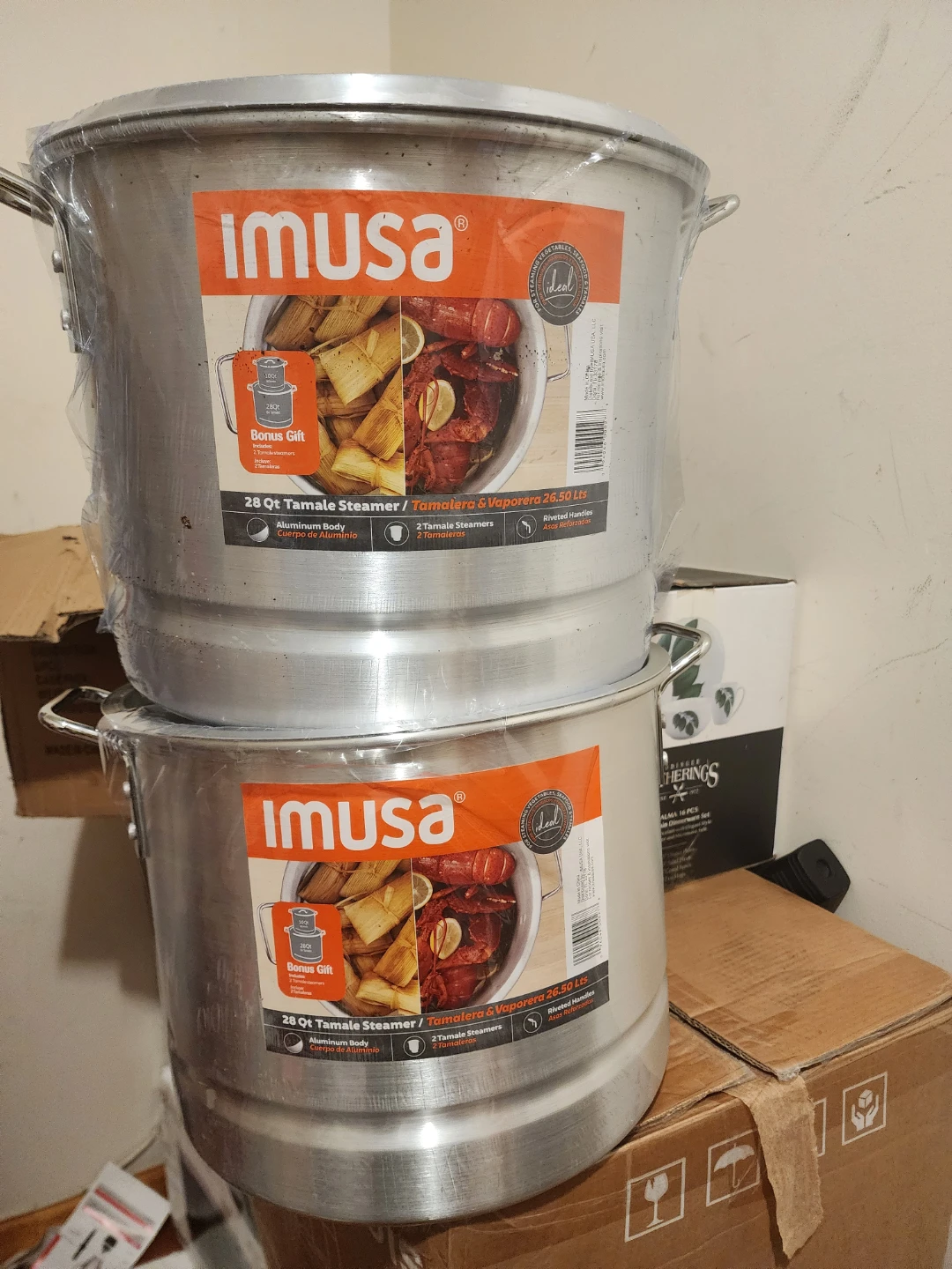 New Imusa 28 Qt Tamale Steamer - photo 3