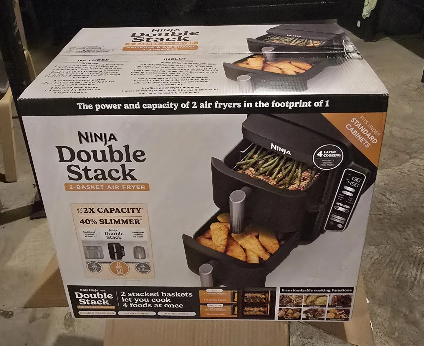 Ninja Double Stack 2-Basket Air Fryer