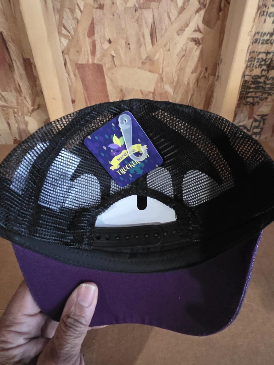 Mardi Gras Trucker Hat - Throw Me Something Mister! - photo 3