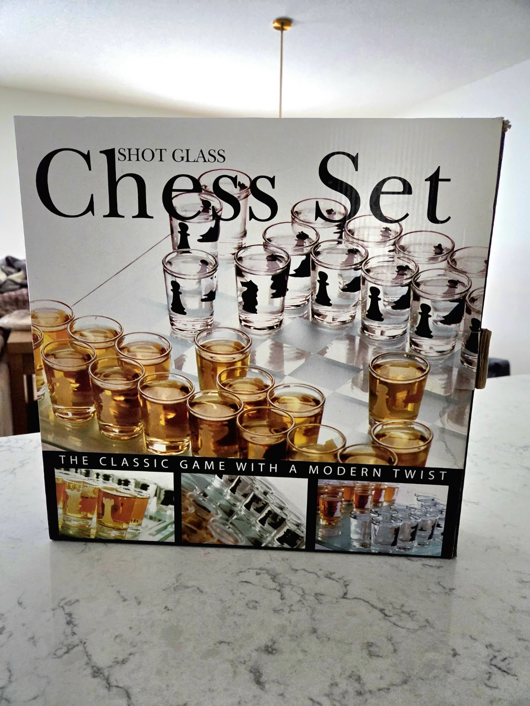 Shot Glass Chess Set - Classic Game