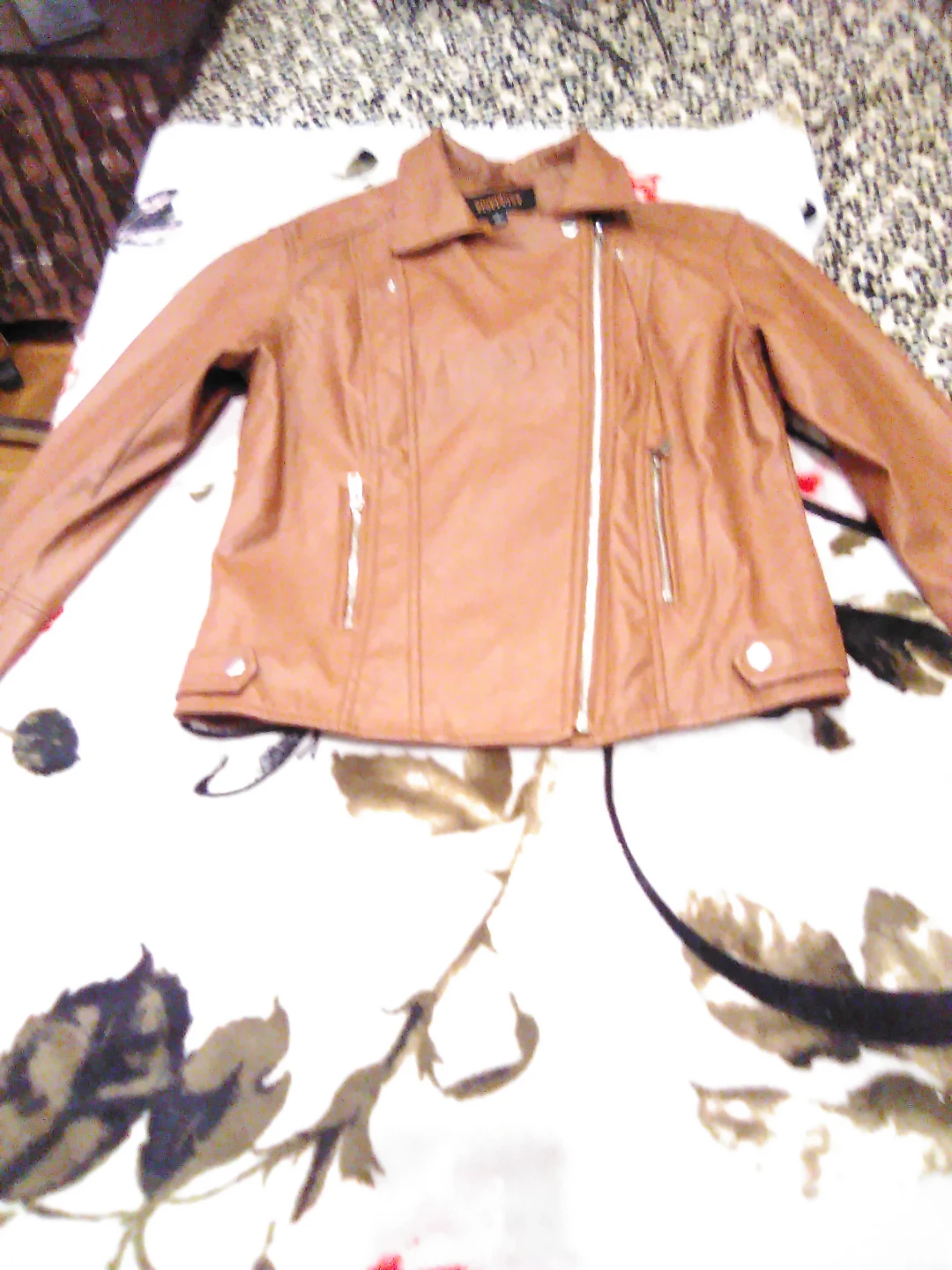 Ambiance Outerwear Brown Jacket - Size L