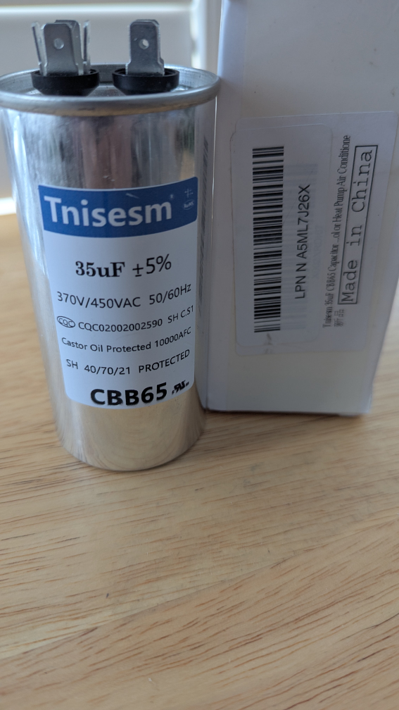 Tnisesm 35uF Capacitor CBB65 - photo 2
