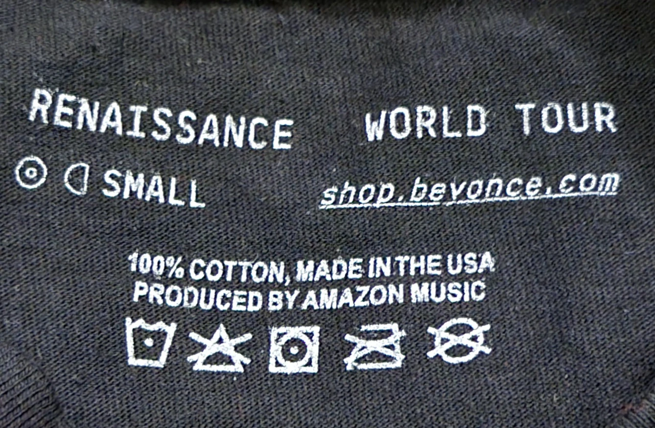 Beyoncé Renaissance World Tour T-Shirt - Size Small - photo 2