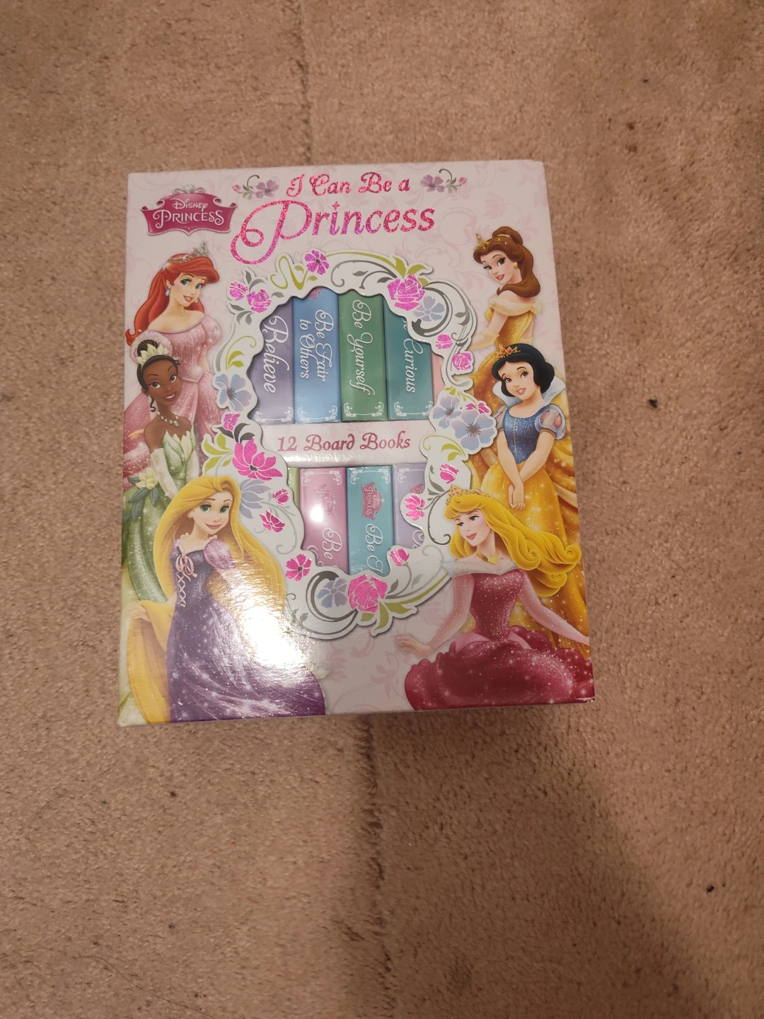 Disney Princess "I Can Be a Princess" 12 Board Book Set
