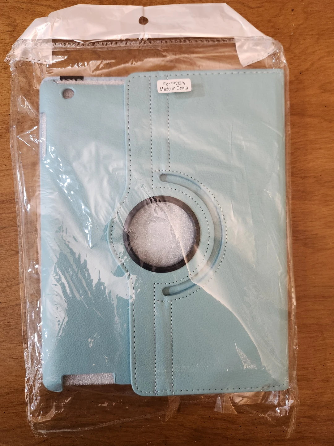 Light Blue Rotating Case for iPad 2/3/4
