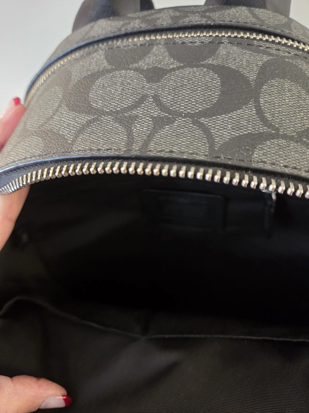 COACH Court Backpack (small) In Black Signature Canvas - photo 5