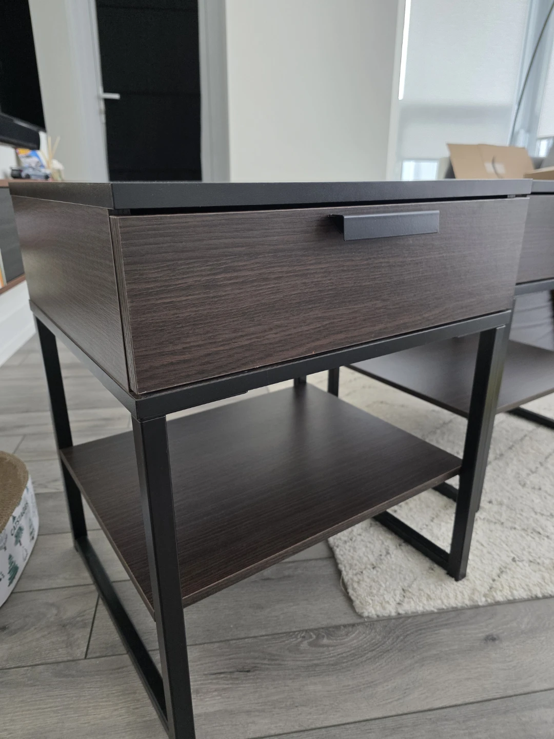 Ikea nightstand with drawer - set of 2 - photo 2
