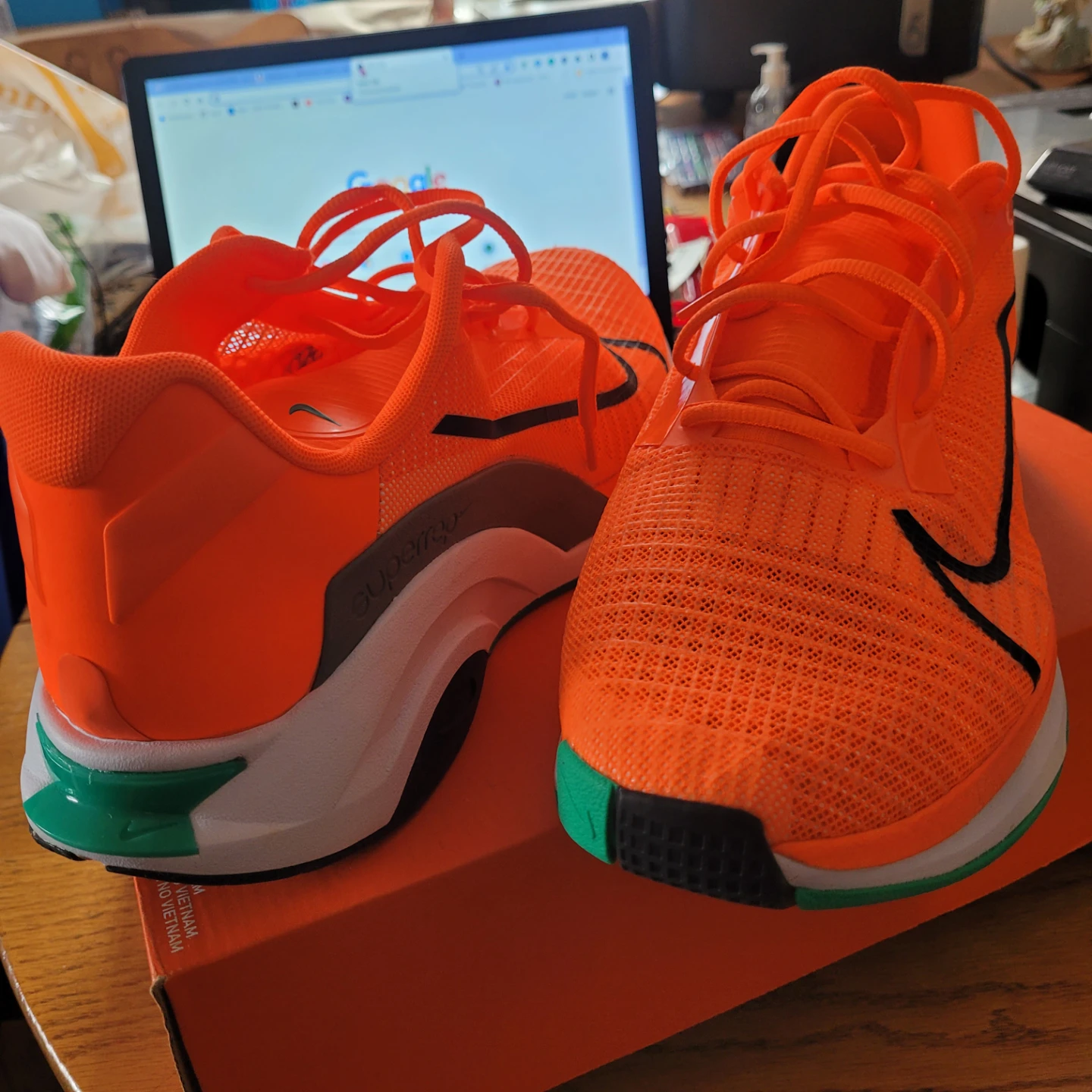 Nike SuperRep Go 3 Flyknit Men's Training Shoes Orange