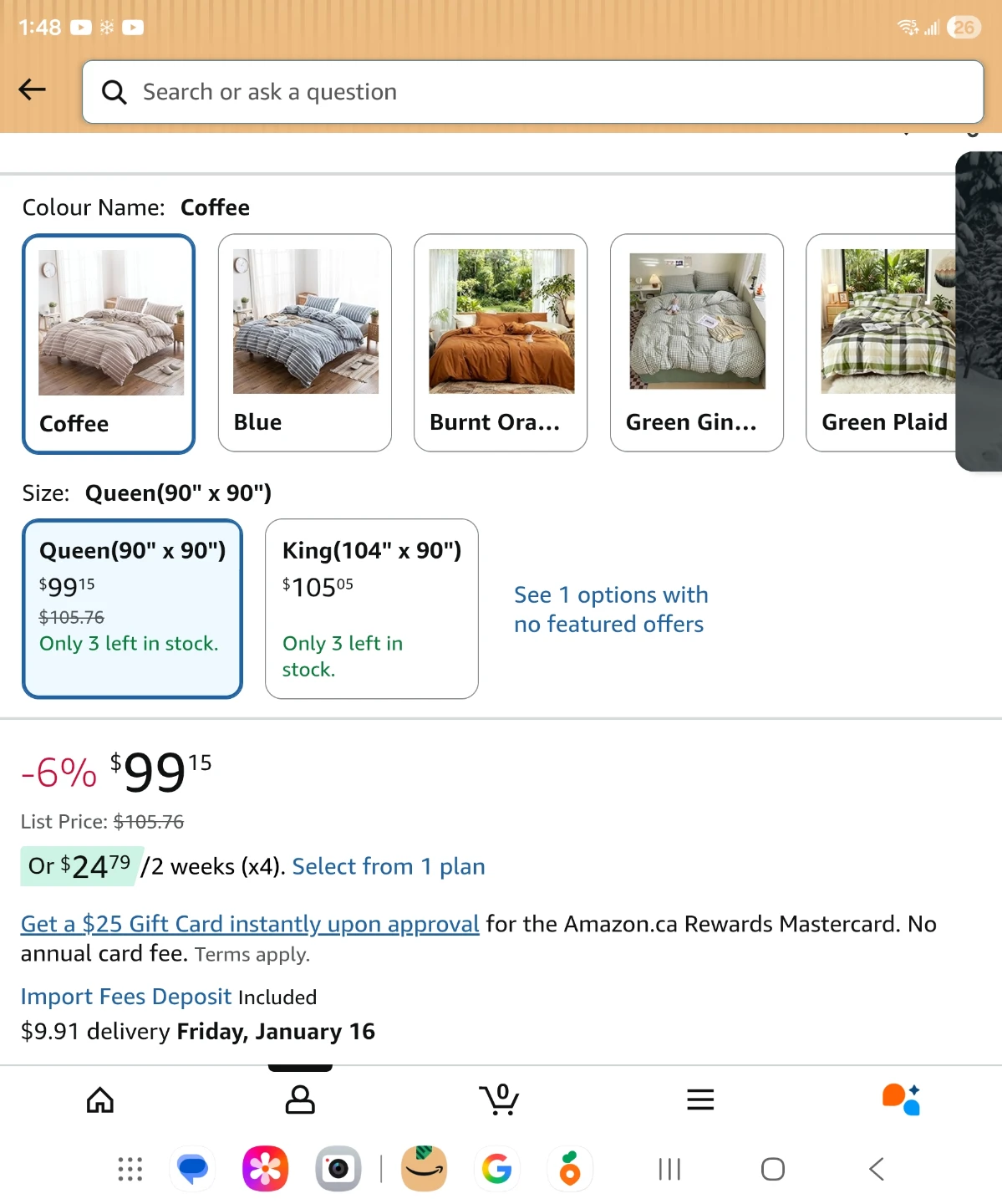 Queen Size washed cotton  Bed duvet  Set. New. - photo 4