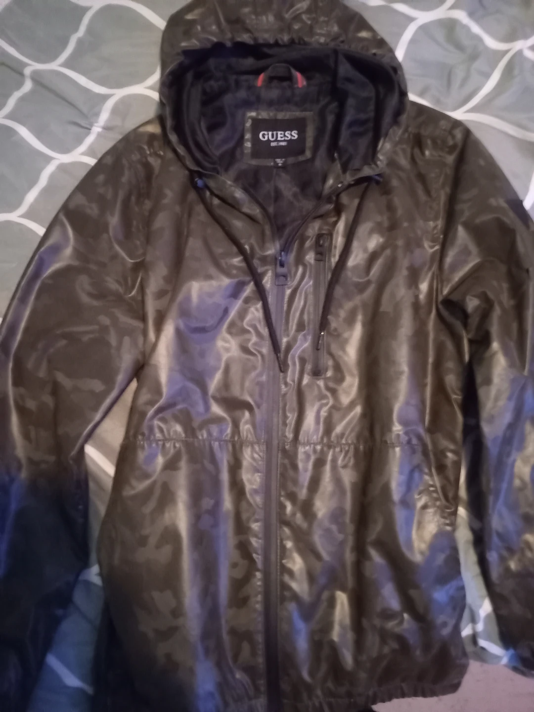 Guess Camo Windbreaker Jacket - Size M - photo 2