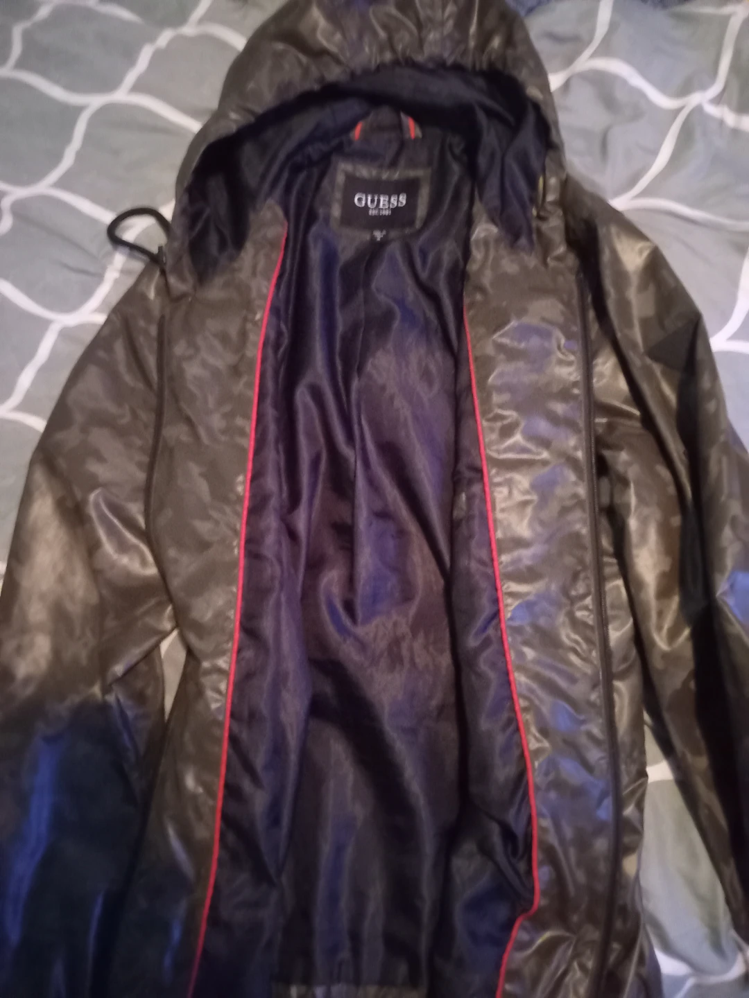Guess Camo Windbreaker Jacket - Size M - photo 3
