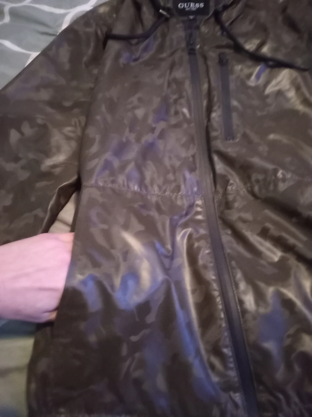 Guess Camo Windbreaker Jacket - Size M - photo 5