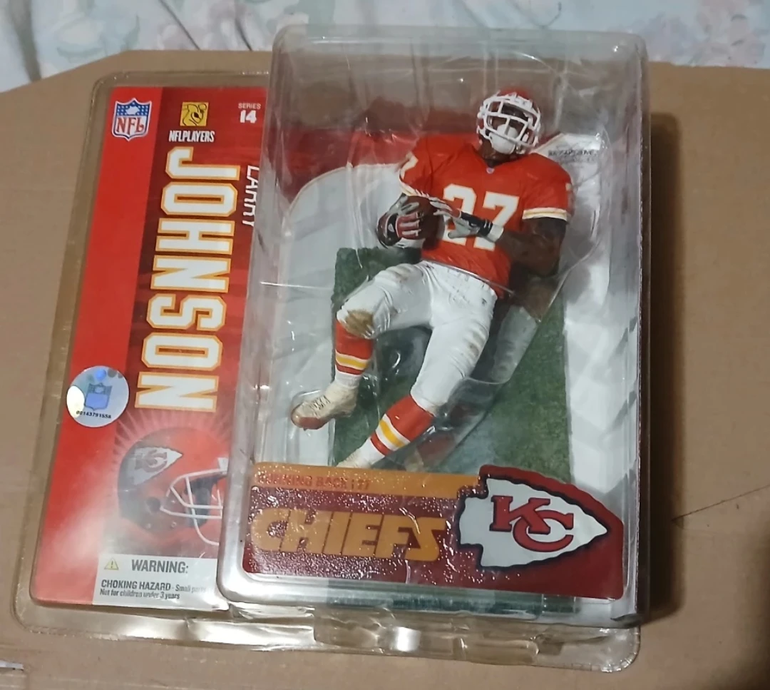 NFL Players L. Johnson Kansas City Chiefs Action Figure - photo 2