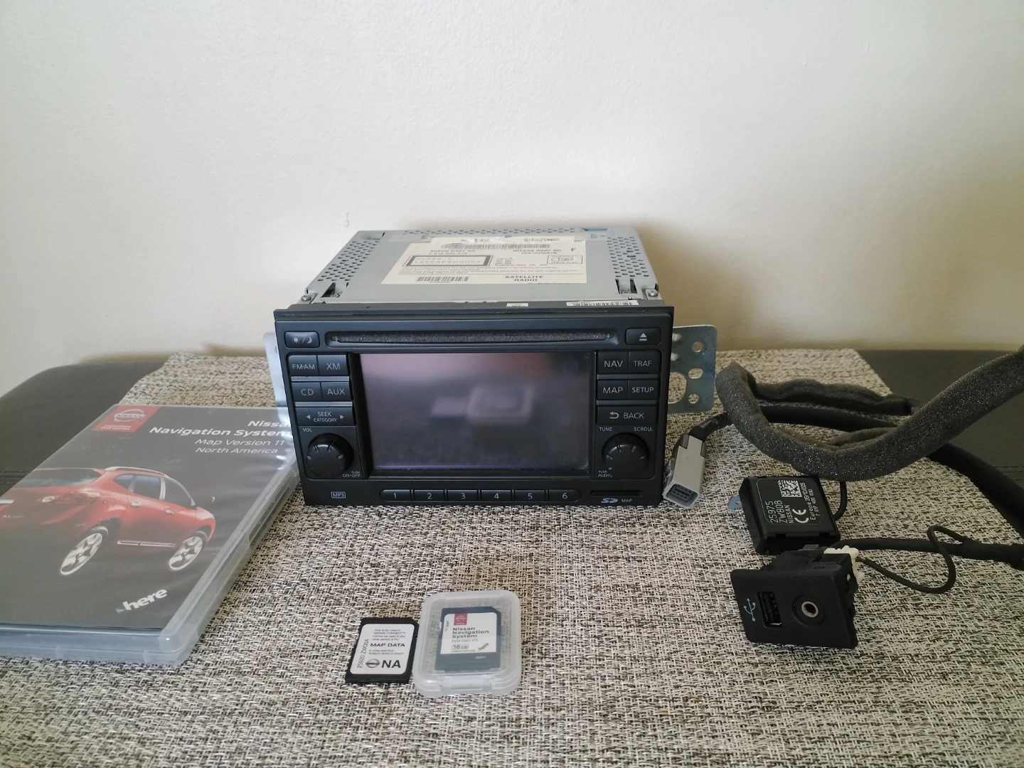 Nissan versa 2008 2011 Navigation System Radio with Map Data - photo 2