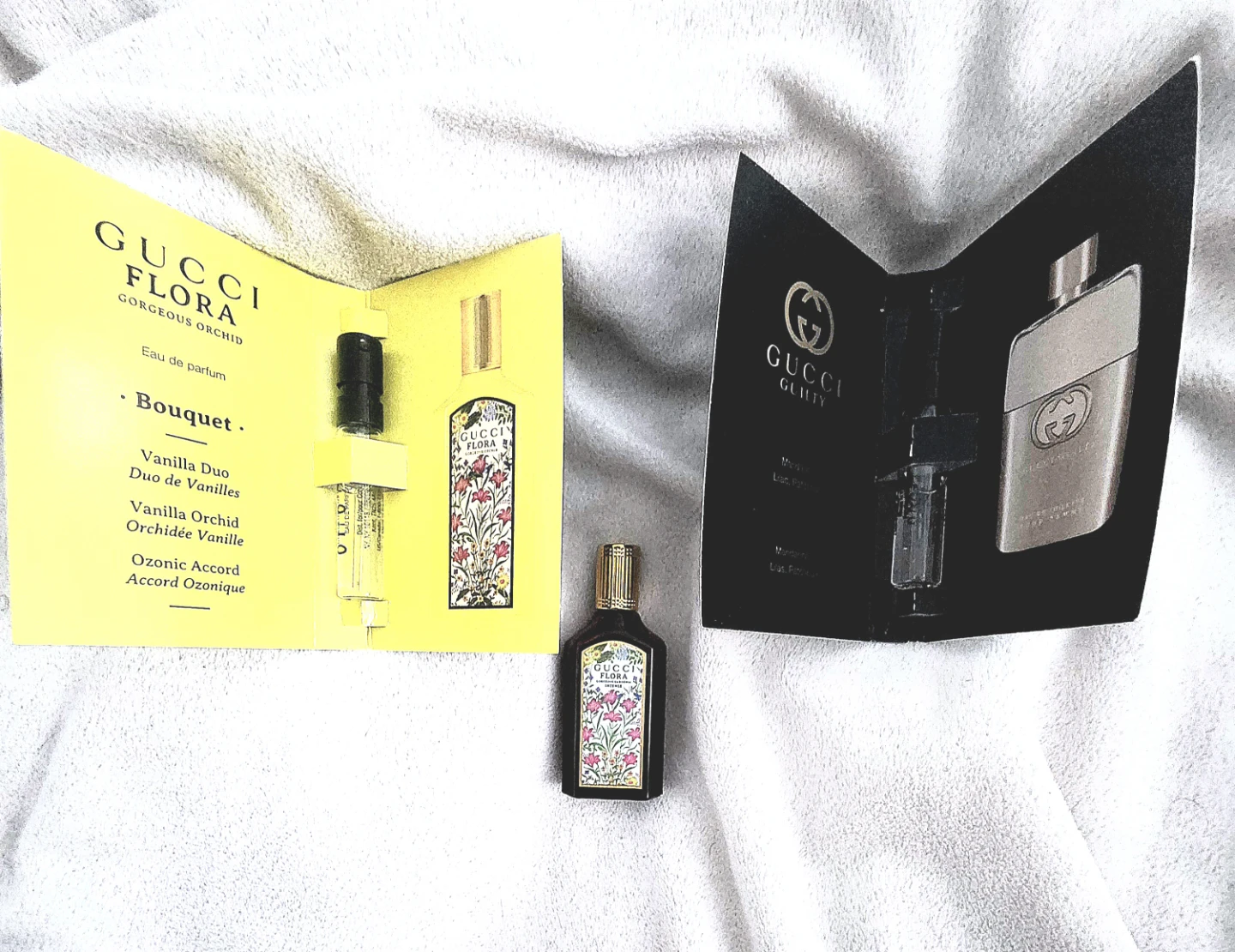 Brand New Gucci Flora Intense 5ml, Guilty & Orchid 1.5ml each! - photo 2